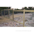 Galvanized livestock feedlot cattle panel fence